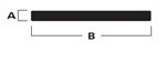 Square Edge Flat Bar